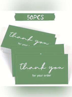 Thank You ! Cards 50